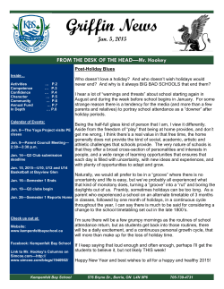 Griffin News, Jan. 5, 2015