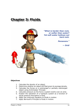 Chapter 3: Fluids