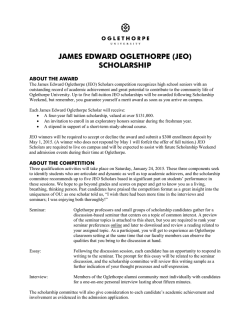 JEO Details - Oglethorpe University
