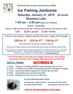Ice Fishing Jamboree - Kimberly Recreation Association