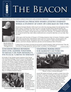 The Beacon, Autumn 2010 - Lumen Christi Institute