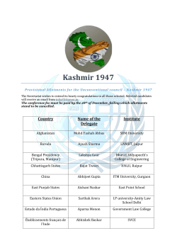 Kashmir 1947
