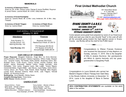 newsletter - Claxton First United Methodist Church