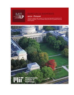 Download Publication - MIT Industrial Liaison Program