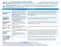 Optima Design Vantage Plan