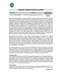 Indostar Capital Finance Limited