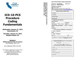 ICD-10-PCS Procedure Coding Fundamentals