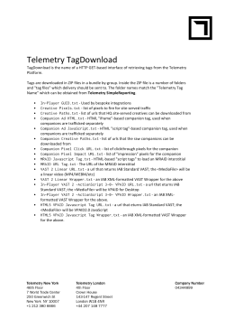 Telemetry TagDownload