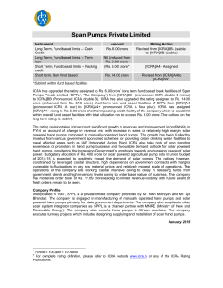 Span Pumps Private Limited