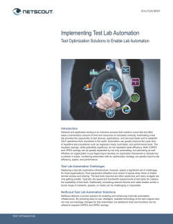Implementing Test Lab Automation