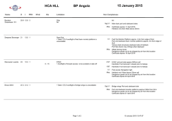 HLL - BP Angola - Helideck Certification Agency