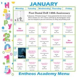 January Lunch Menu