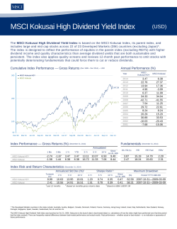 MSCI Kokusai High Dividend Yield Index