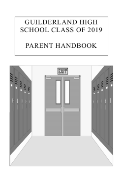 Class of 2019 Parent Handbook (PDF)