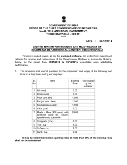 GOVERNMENT OF INDIA OFFICE OF THE CHIEF COMMISSIONER