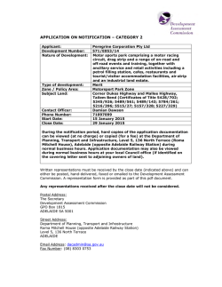 571/E053/14 - Development Assessment Commission
