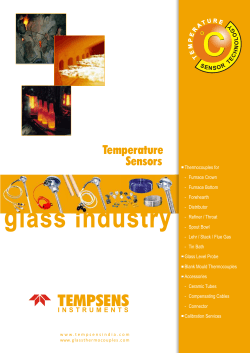Sensors for Glass Industries