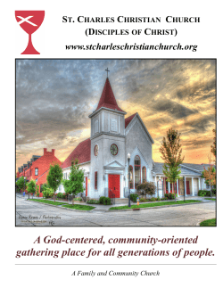 A God-centered, community-oriented gathering place for all