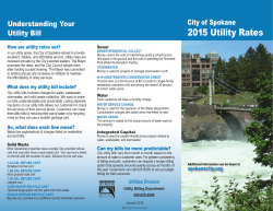 2015 Utility Rates Brochure