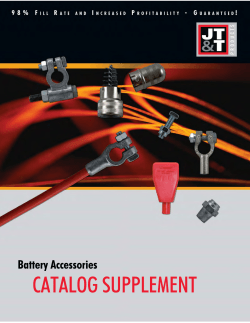 Battery Accessories Catalog