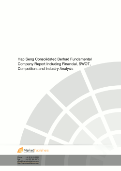 Hap Seng Consolidated Berhad Fundamental Company Report