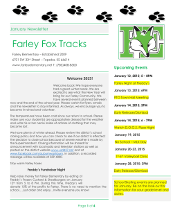 Farley Fox Tracks - Farley Elementary School USD 437