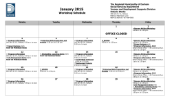January workshop calendar (PDF)