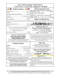 download - Kew Gardens Synagogue