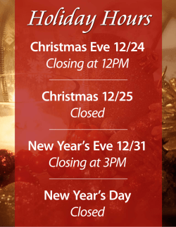 Closed Sign - Christmas and New Year.psd