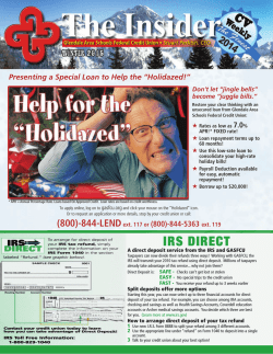 Insider - Glendale Area Schools Federal Credit Union