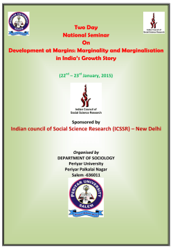 Two Day National Seminar On Development at