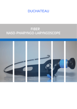 fiber naso-pharyngo-laryngoscope duchateau - DUCHATEAU