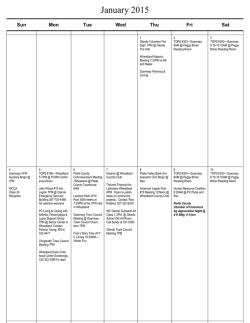 January 2015 - Platte County Chamber of Commerce