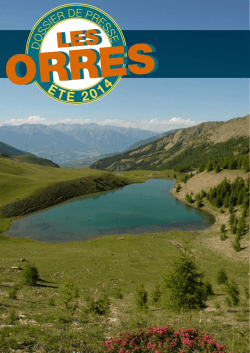 Dossier de presse &eacute;t&eacute; 2014