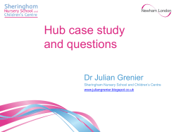 Hub case study: Sheringham Nursery School