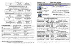 Bulletin Dec 21, 2014