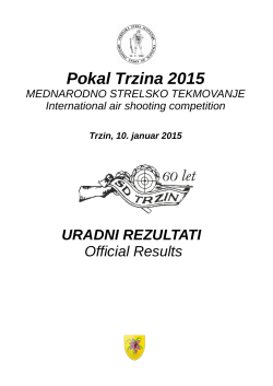 Pokal Trzina 2015