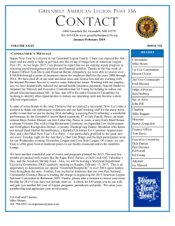 Page One - American Legion Post 136