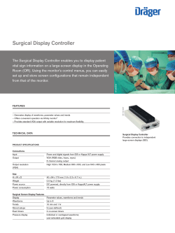 Surgical Display Controller
