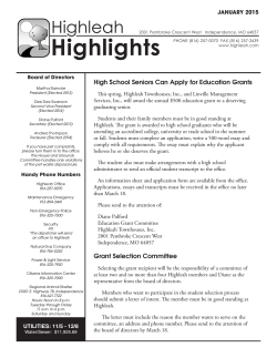 Highlights2001 - Highleah Townhouses