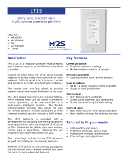 Entry level, Decora® style HVAC system controller