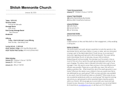 Shiloh Mennonite Church - Martindaledistrict.org
