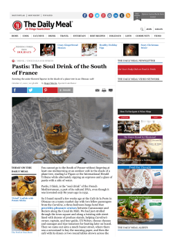 Pastis: The Soul Drink of the South of France