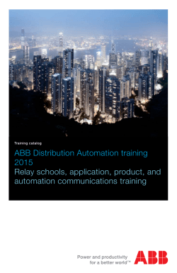 2015 Distirbution_Automation_Training_Brochure_2015