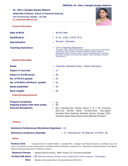 Dr. S. S. Makone