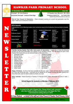 Download Now - Hawker Park School