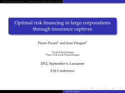 What are insurance captives