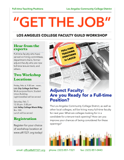 get the job workshop 2015