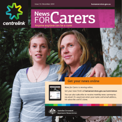 News for Carers - Department of Human Services