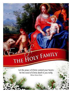 December 28 - Holy Family Catholic Church, Ashland, Ky